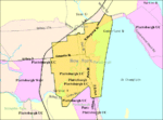 Plattsburgh city border map